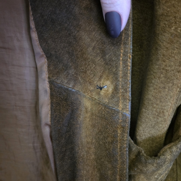 Winlet Western Cowgirl Vintage Fringe Leather Jacket - damaged see pics - Picture 12 of 16